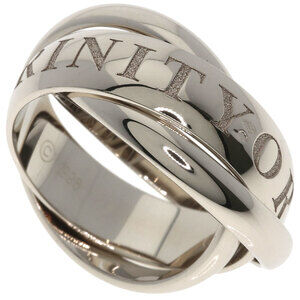 CARTIER 18k Silver Trinity Ring #50